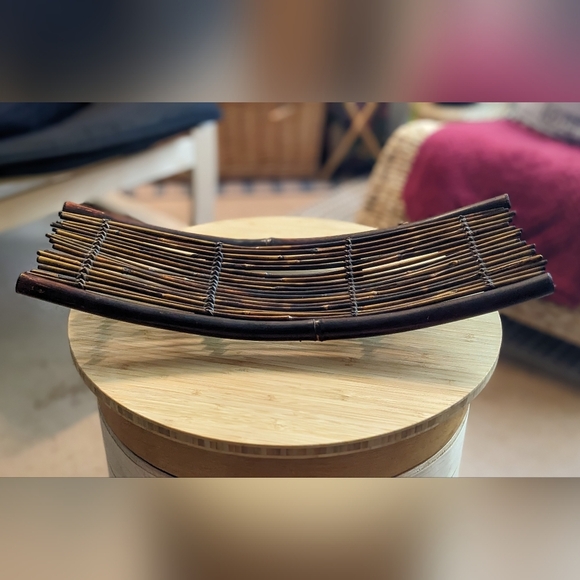 Bamboo Curved Tray - Picture 1 of 6
